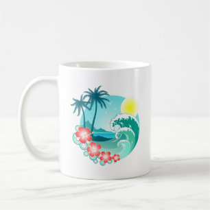 Hawaiianische Insel 3 Tasse