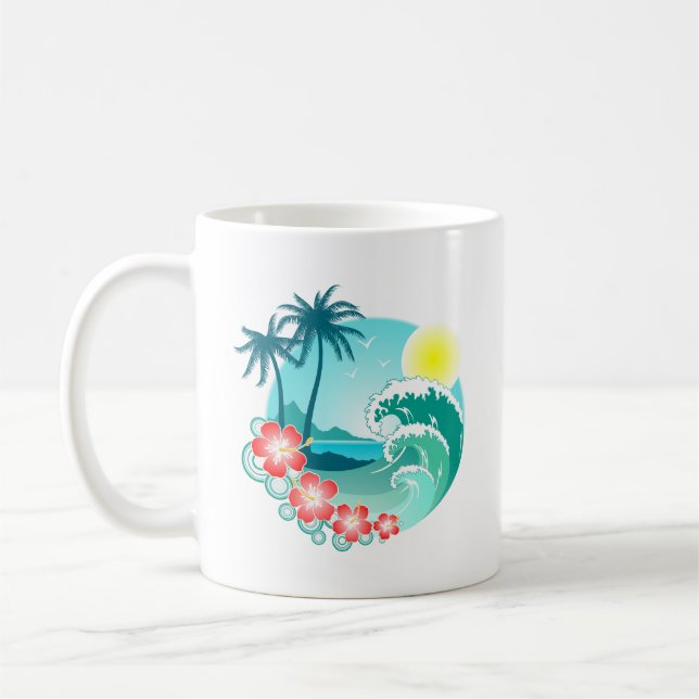 Hawaiianische Insel 3 Tasse (Links)