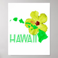 Hawaiianische Inseln Gelber Hibiskus Blume