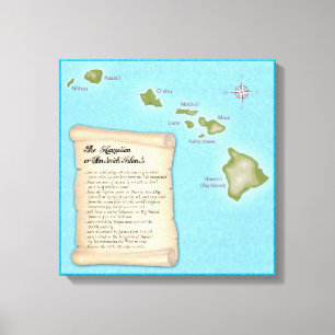 Hawaiianische Inseln Leinwanddruck