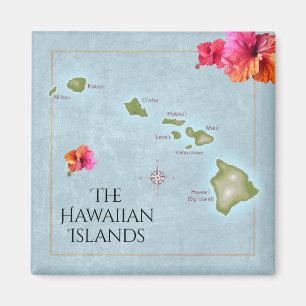 Hawaiianische Inseln Magnet