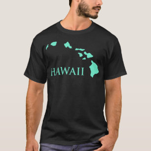 Hawaiianische Inseln - Mint-Tri-Mix T-Shirt