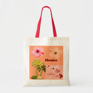 Hawaiianische Kokospalmen Totasche Tragetasche