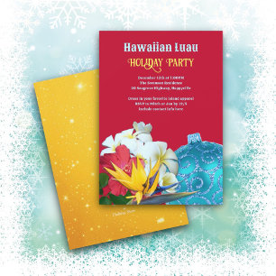 Hawaiianische Luau-Feiertags-Einladungen Einladung