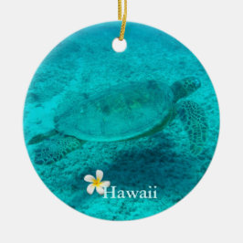 Hawaiianische Meeresschildkröte Keramikornament