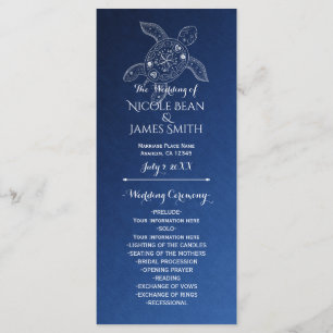 Hawaiianische Meeresschildkröte White on Blue Beac Programm