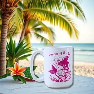 Hawaiianische Meerjungfrau-Prinzessin Kaffeetasse