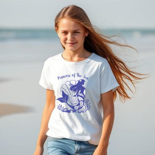 Hawaiianische Meerjungfrau-Prinzessin T-Shirt