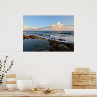 Hawaiianische Naturlandschaftsfotografie Poster
