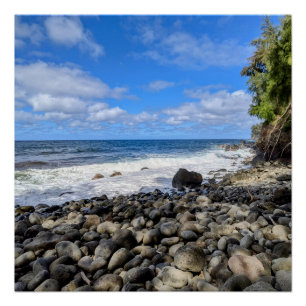 Hawaiianische Naturlandschaftsfotografie Poster