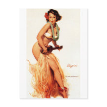 Hawaiianische Pin-Up