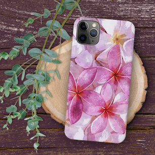 Hawaiianische Plumeria-Blumen-Aquarell-Kunstmalere iPhone 16 Pro Max Hülle