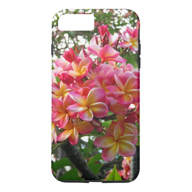 Hawaiianische Plumeria Case-Mate iPhone Hülle (Rückseite)