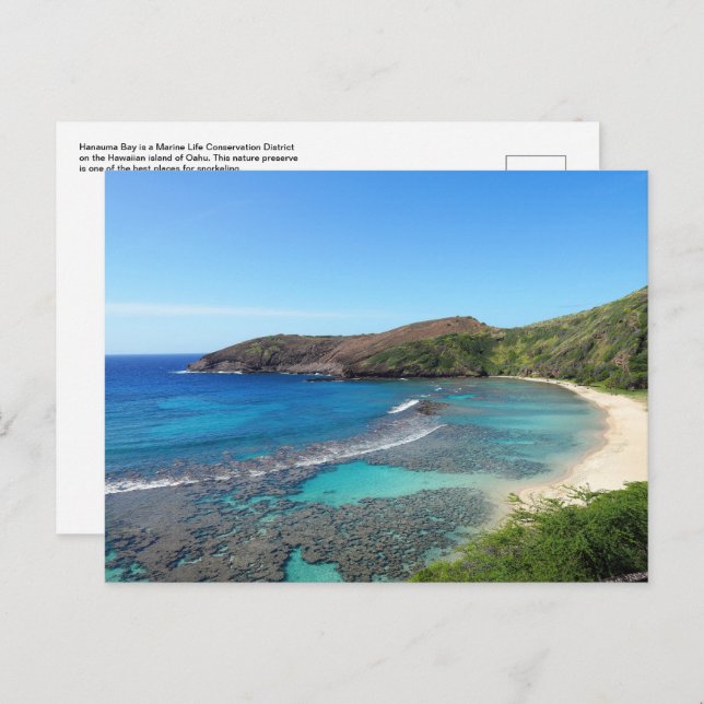 Hawaiianische Postkarte (Vorne/Hinten)