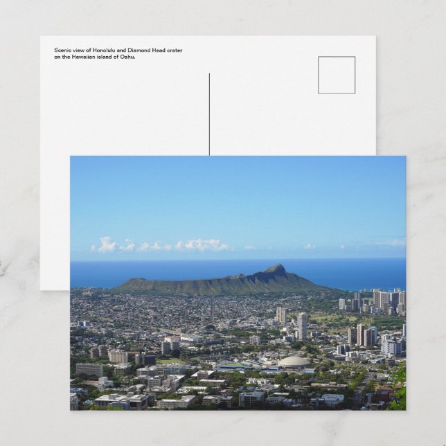 Hawaiianische Postkarte (Vorne/Hinten)
