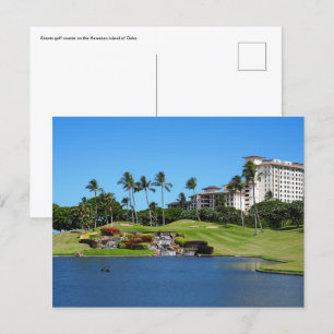 Hawaiianische Postkarte