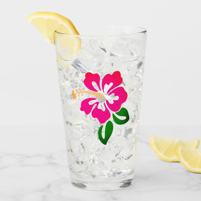 Hawaiianische Printwerbung Glas (Vorderseite Ice)