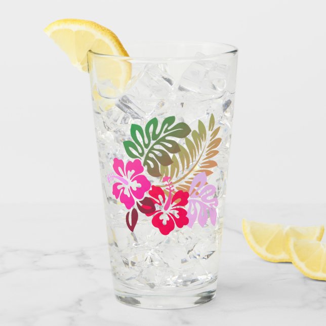 Hawaiianische Printwerbung Glas (Vorderseite Ice)