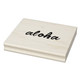 Hawaiianische Printwerbung Gummistempel