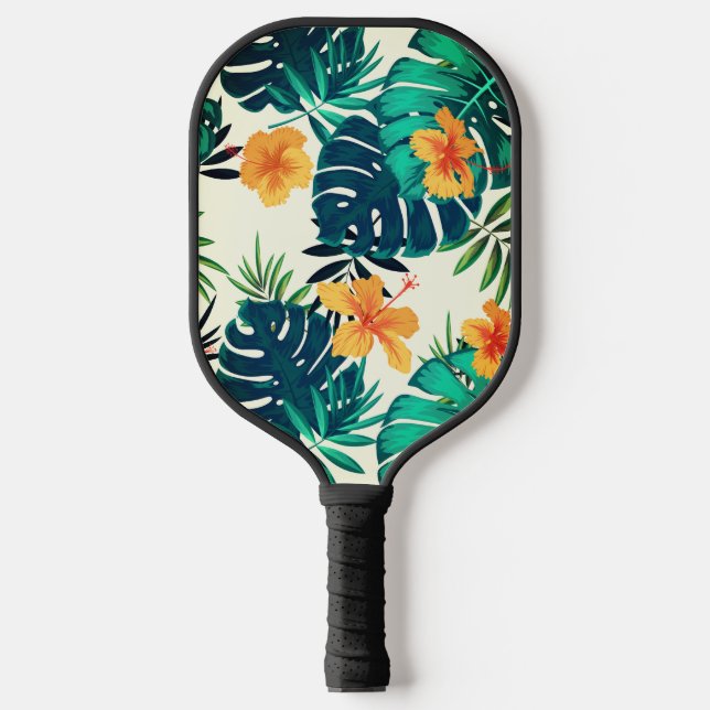 Hawaiianische Printwerbung Pickleball Schläger (Vorderseite)