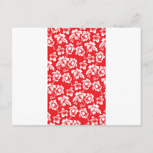 Hawaiianische Rote Blume Postkarte