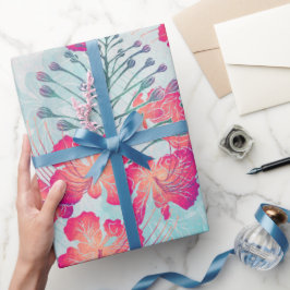 Hawaiianische Schrift Ohai Alii v2 Muster Geschenkpapier