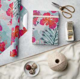 Hawaiianische Schrift Ohai Alii v2 Muster Geschenkpapier