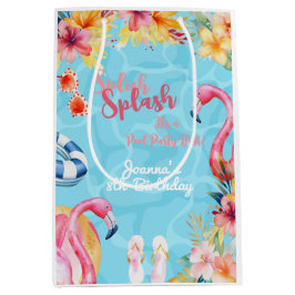 Hawaiianische Splash Sommerpool Geburtstagsparty Mittlere Geschenktüte