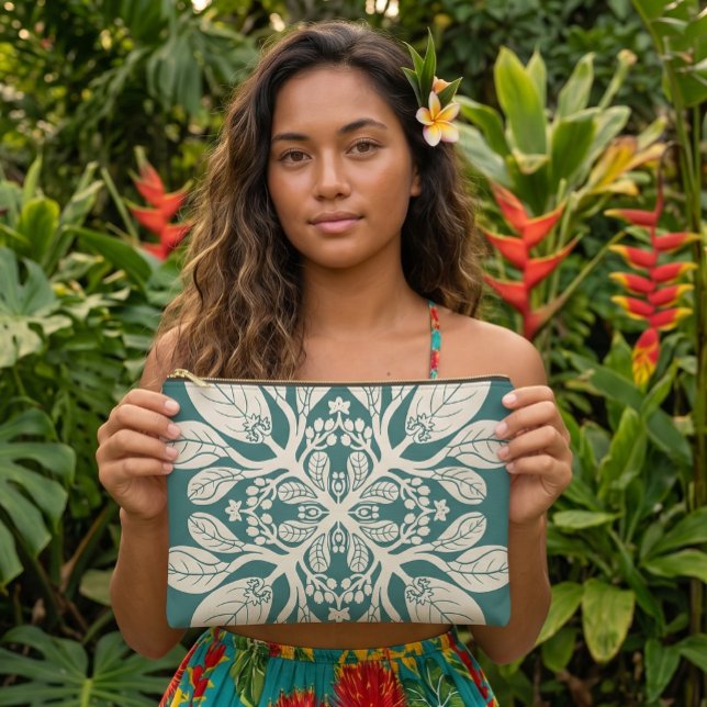 Hawaiianische Stechpalme Zubehörtasche (naupaka)