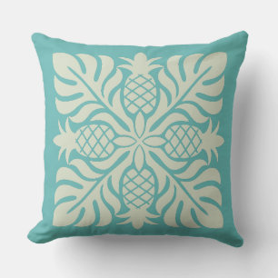 Hawaiianische Steppdecke Ananas Kissen