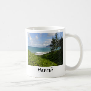 Hawaiianische Strand-Kaffeetasse Tasse
