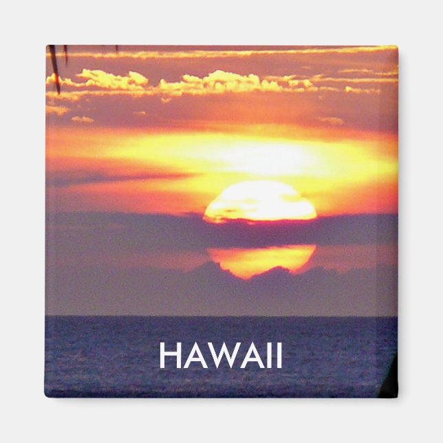 Hawaiianische Sunsets-Kollektion Magnet (Vorne)