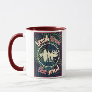 Hawaiianische Surf-Kaffeetasse Tasse