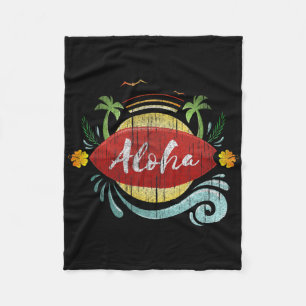 Hawaiianische Surfer Urlaub Aloha Hawaii Luau Cost Fleecedecke