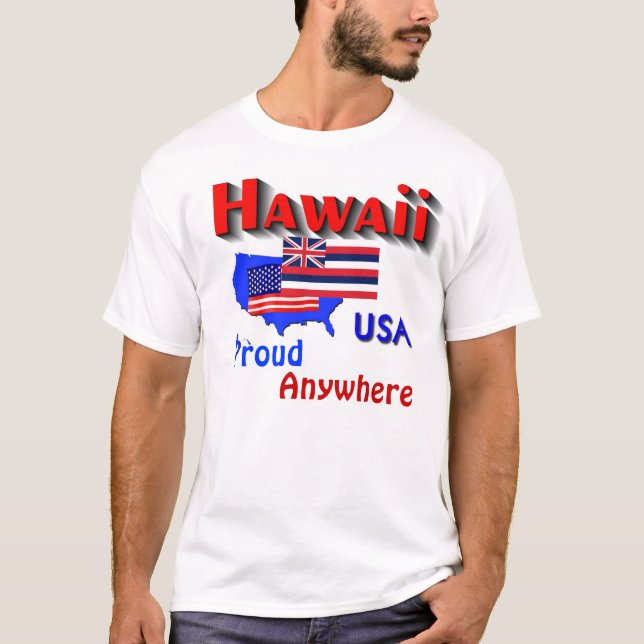 hawaiianische T - Shirt (Vorderseite)
