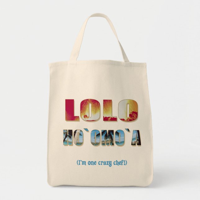 Hawaiianische Tasche "Lolo Ho`omo`a" Lebensmittelg (Vorne)