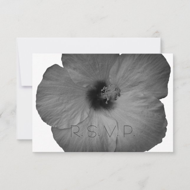 Hawaiianische Träume RSVP Karte (Vorderseite)