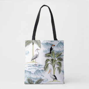 Hawaiianische Vintage, blumengeschmückte Sommerstr