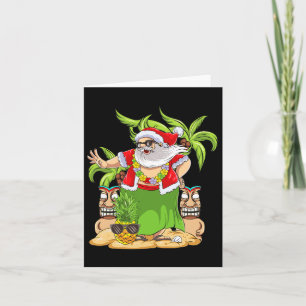 Hawaiianische Weihnachtsmele Kalikimaka Hula Dance Karte