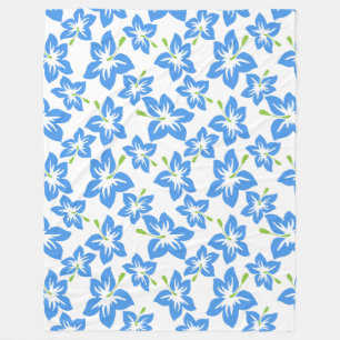 Hawaiianische Zeitdecke Fleecedecke