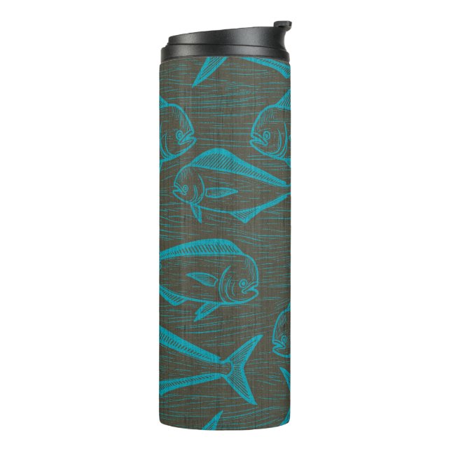 Hawaiianischer Aufdruck Thermosbecher (Nach links gedreht)