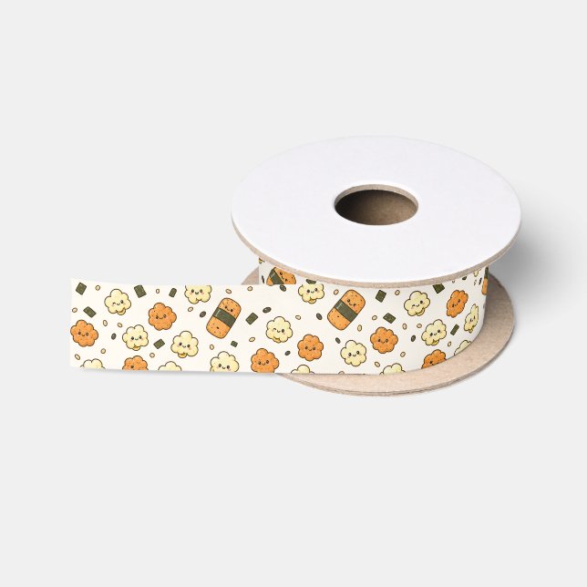 Hawaiianischer Druck  Satinband (Spule)