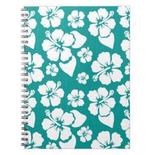 Hawaiianischer Hibiskus Blume Muster Notizblock
