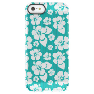 Hawaiianischer Hibiskus Blume Muster Permafrost® iPhone SE/5/5s Hülle