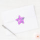 Hawaiianischer Hibiskus Luau Tropische Blume Stern-Aufkleber (Umschlag)