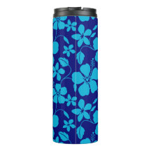 HAWAIIANISCHER HULA (HIBISKUS) DUNKELBLAU/HELLBLAU