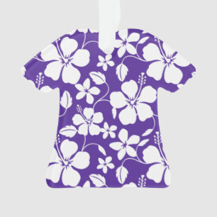 HAWAIIANISCHER HULA (HIBISKUS) LILA ORNAMENT