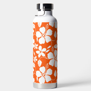 HAWAIIANISCHER HULA (HIBISKUS) ORANGE TRINKFLASCHE