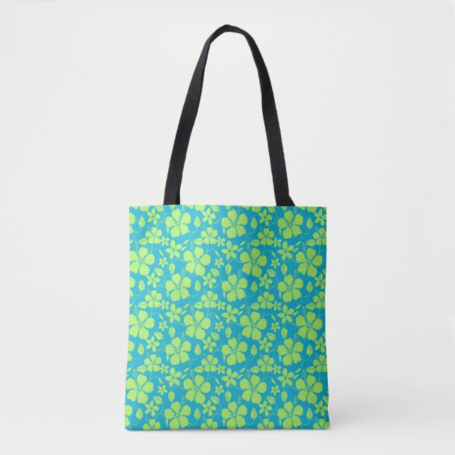 HAWAIIANISCHER HULA (HIBISKUS) TEAL LIME (Vorderseite)
