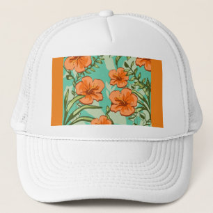 Hawaiianischer Kunst Trucker Hut Truckerkappe